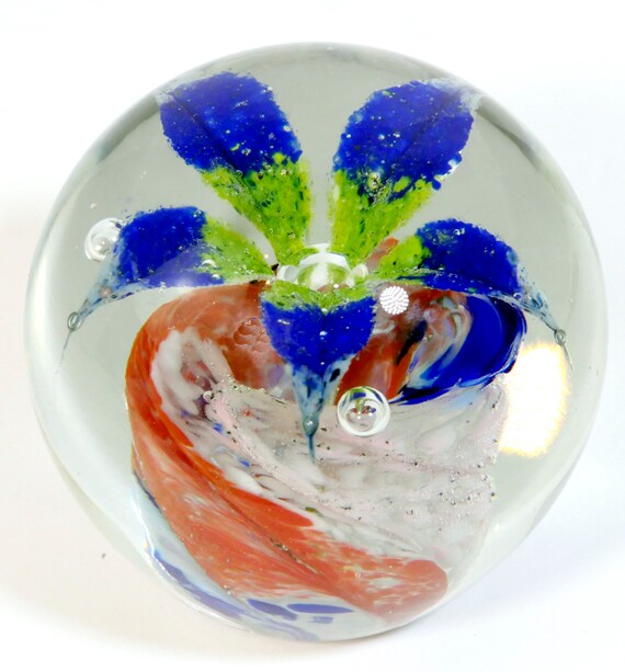 Vintage Wheaton Ware Exclusive Art Glass Paperweight With Etsy