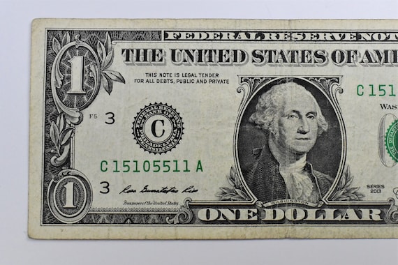 2013 Trinary 1 Dollar Bill 