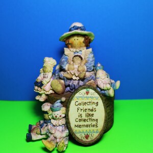 Vintage San Francisco Music Box Company Musical Figurine Heart Tugs