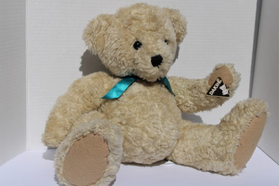 Vintage Dakin Teddy Bear 1997 Jointed Plush Stuffed Toy - Etsy