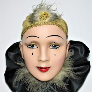 Vintage Porcelain Doll Face Wall Decoration