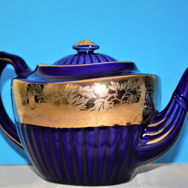 Gold Teapot Etsy
