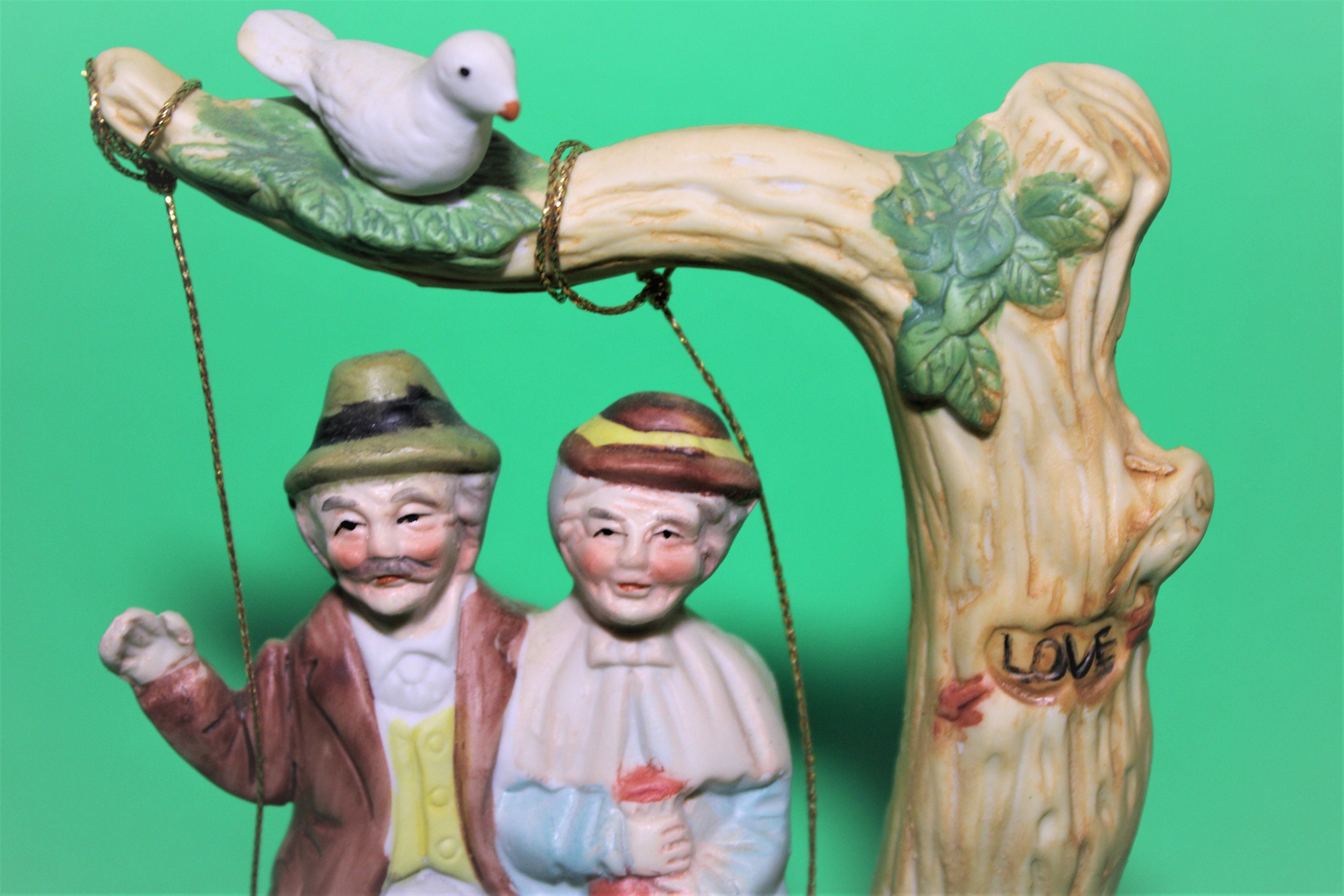 Vintage Porcelain Rotating Musical Figurine MSR Imports Etsy Singapore