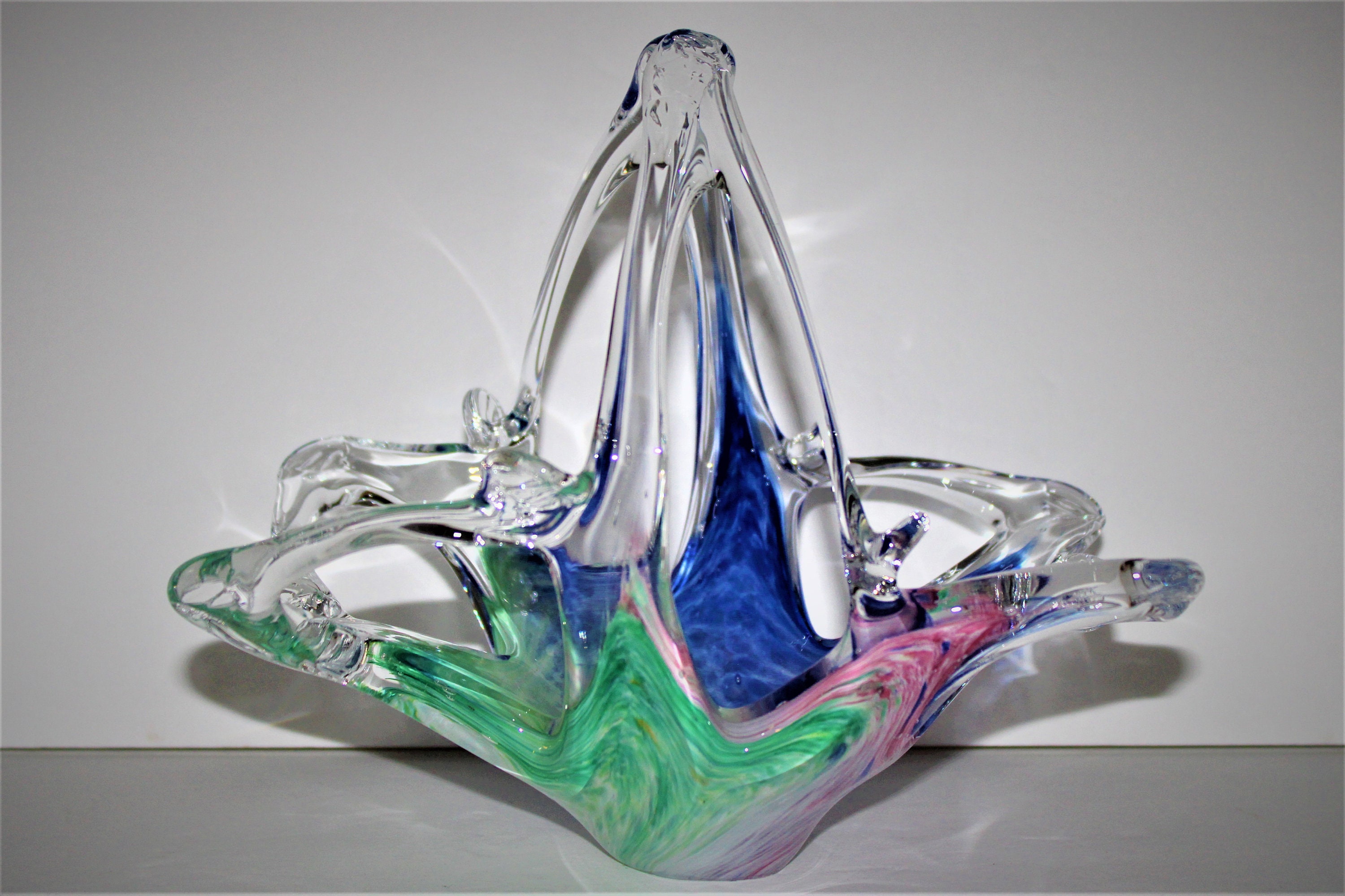 ヴェネチアンガラス MURANO たのん TOSO社 大型花瓶