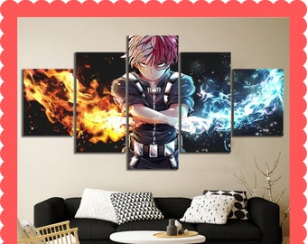 Anime Leinwand Etsy