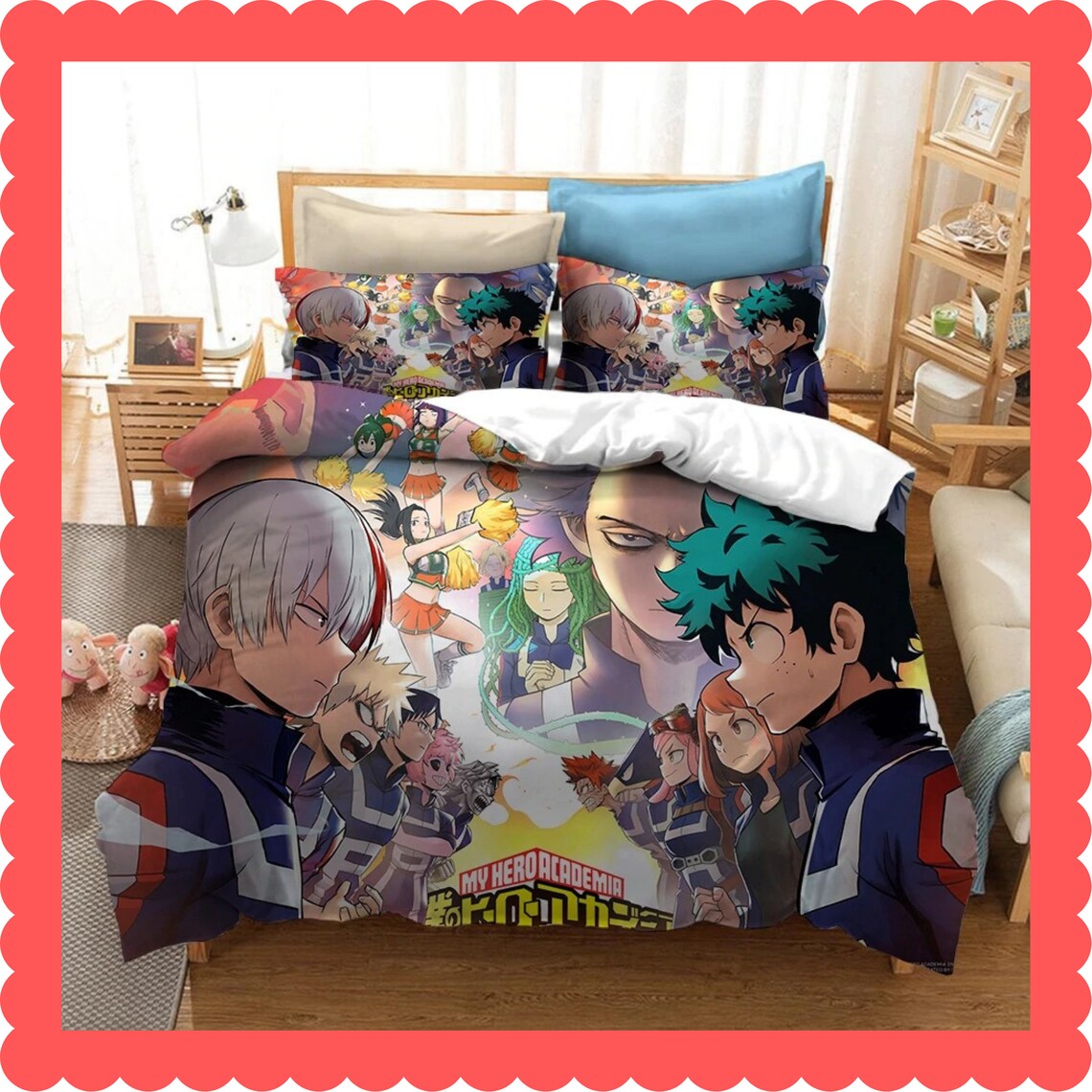 My Hero Academia Bedding Set Anime Bedding Set Duvet Cover Etsy