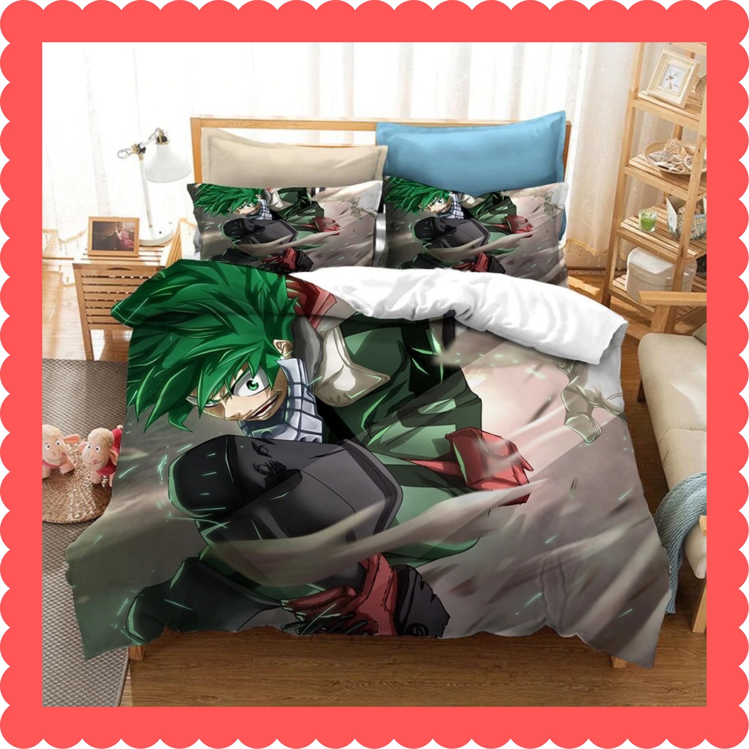 My Hero Academia Bedding Set Anime Bedding Set Duvet Cover Etsy