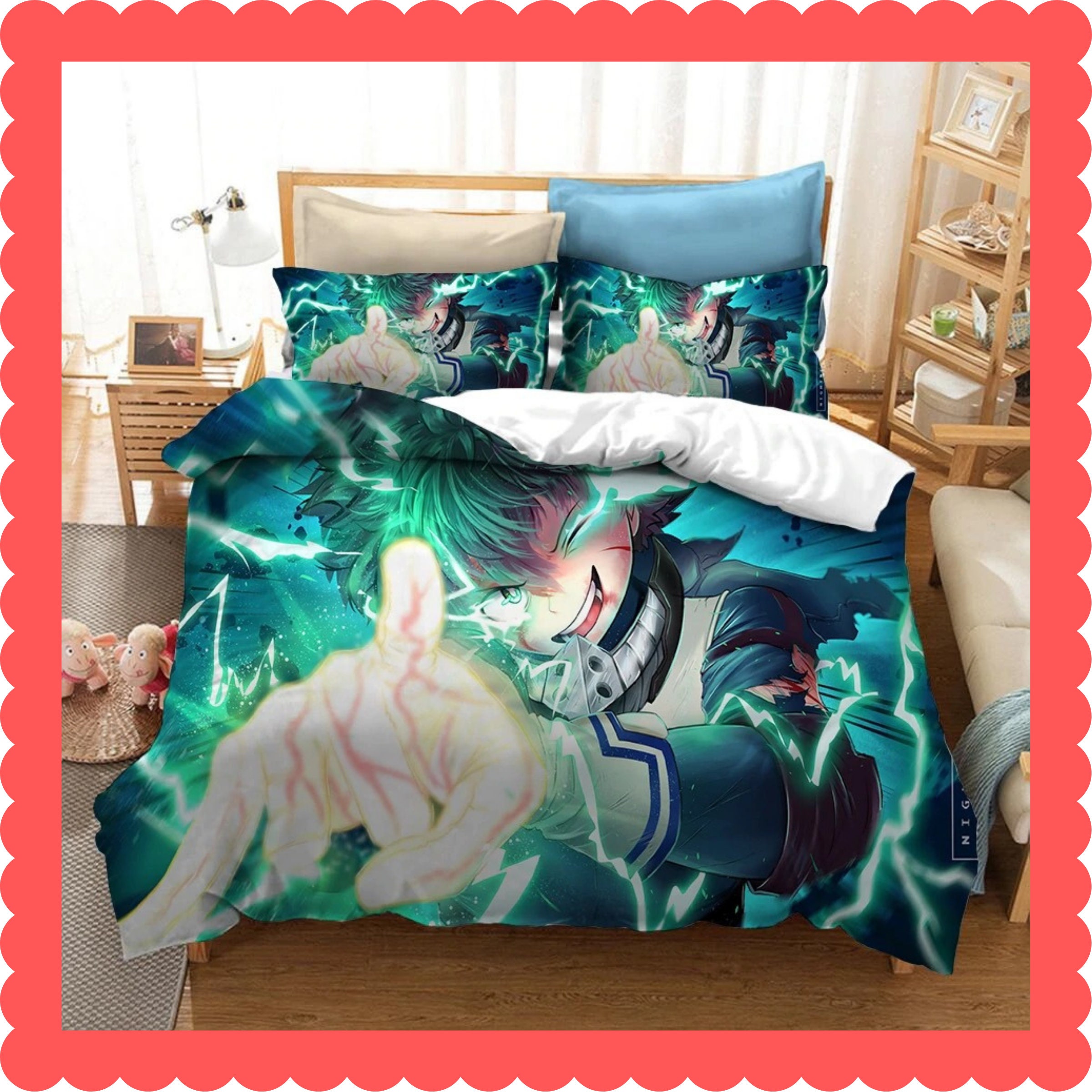 My Hero Academia Bedding Set Anime Bedding Set Duvet Cover Etsy