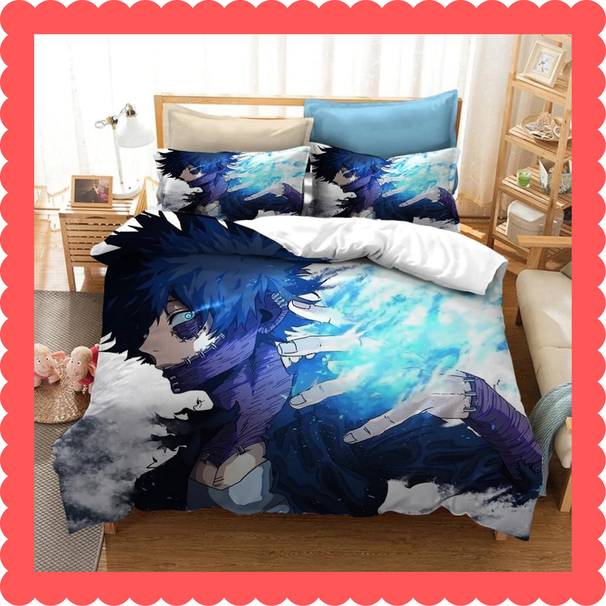 My Hero Academia Bedding Set Anime Bedding Set Duvet Cover Etsy