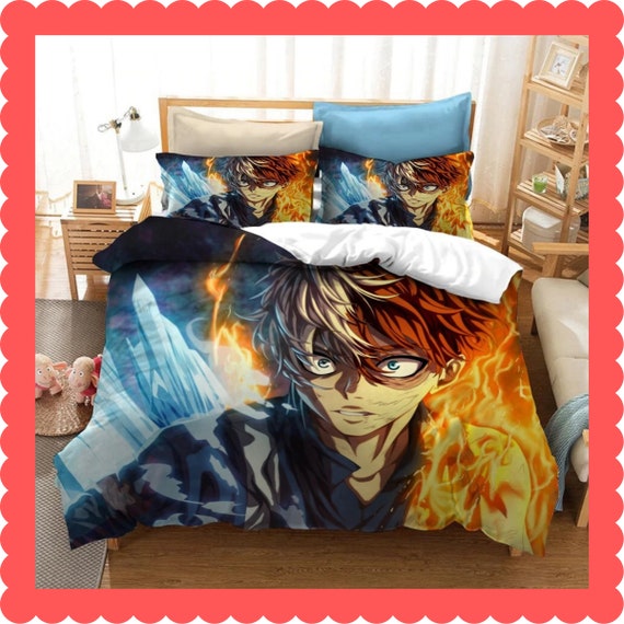 My Hero Academia Bedding Set Anime Bedding Set Duvet Cover Etsy