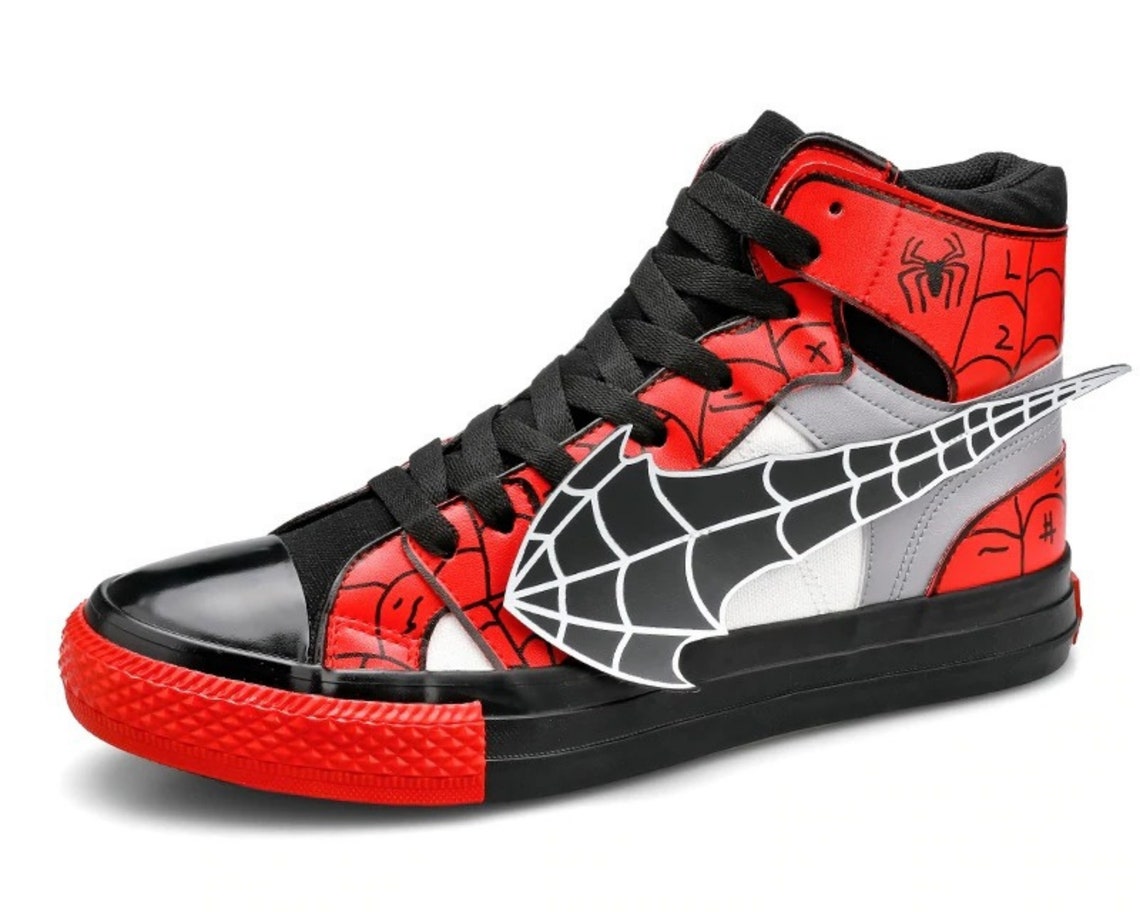 spider man canvas shoes