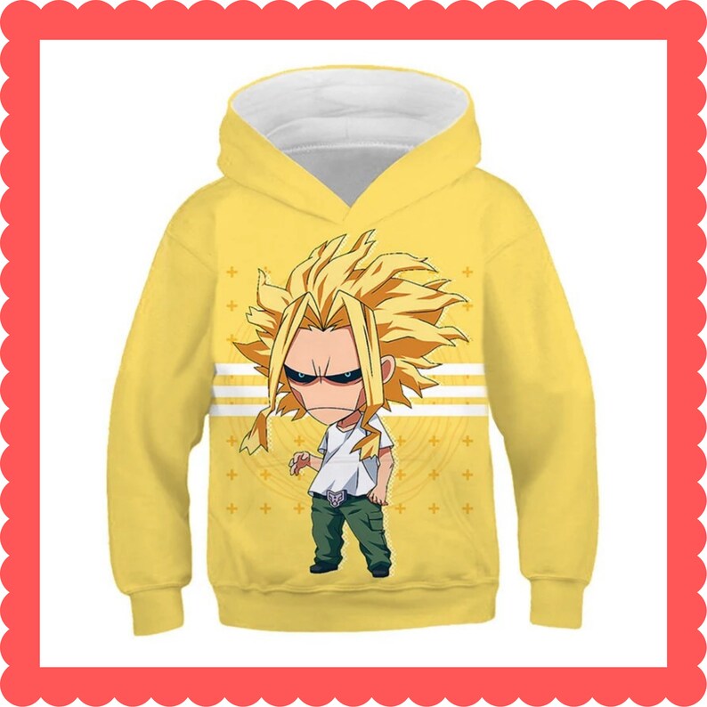 My Hero Academia Children Hoodie Children Anime Hoodie Etsy