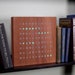 Wordclock - Solid Wood Clock (Limited Edition) - Unique Christmas, Hanukkah, Mother's Day, Father‘s Day, Wedding, or Anniversary Gift