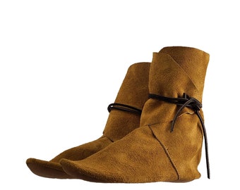 Voyager Moccasin for Men | Quiet Genuine Suede Handmade Leather Sole Stalking Shoes for Hunting, Rugged Trail Tested Footwear