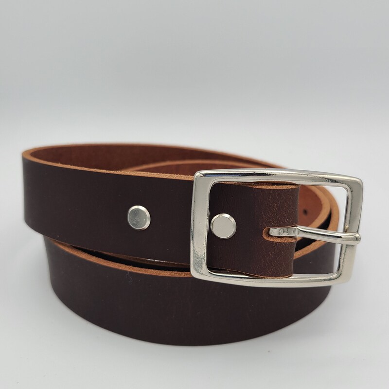 Leather Belt in Brown main image 1