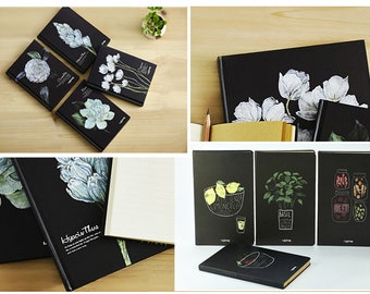 Hardcover Notebooks Flowers and Fruits