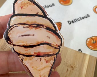 Support de téléphone croissant,accessoires de téléphone culinaire,Popsocket viennoiserie française,poignée de téléphone amateur de pâtisseri