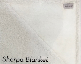 Sherpa blanket Etsy
