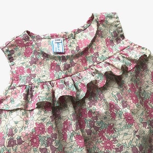 2 ans Robe d'été fille en Liberty Poppy & Daisy, modèle Constance image 1