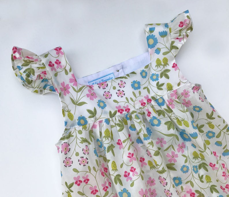 3/4 ans Robe Fanny papillon en Liberty Mirabelle image 1