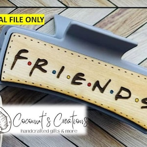 Friends Claw Clip DIGITAL FILE ONLY Laser Svg