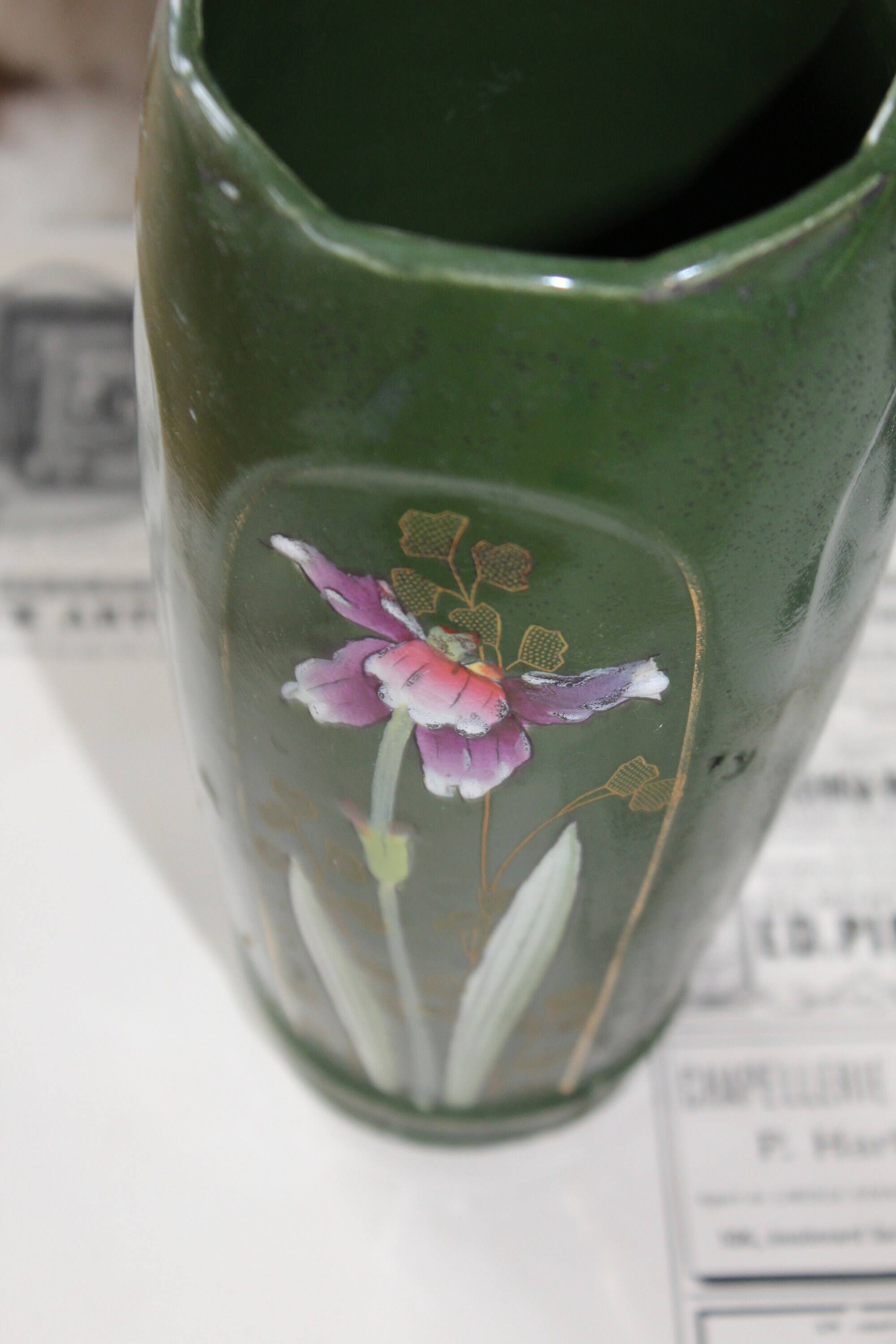 Vase Faïence Xix Ème Siècle