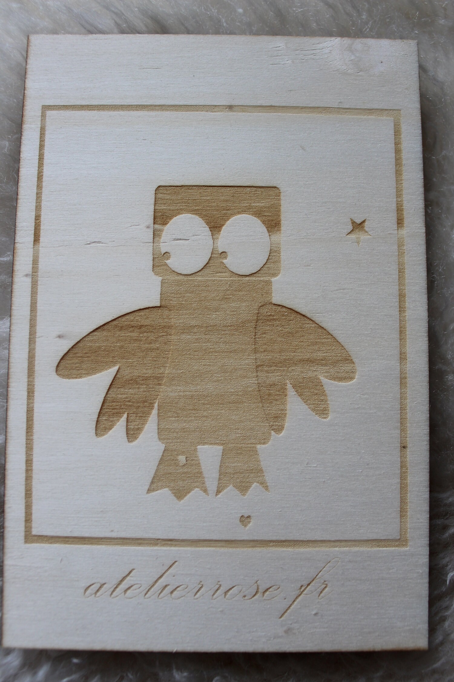 Carte Postale Gravée