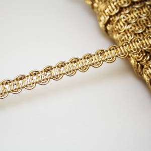 10 mm gold braid sold by the meter