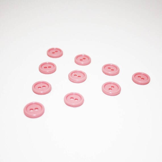 Lot of 12 Pink Buttons