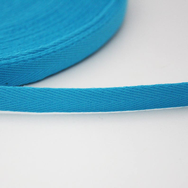 Serge 10 mm Ribbon, turquoise, 1 m image 1