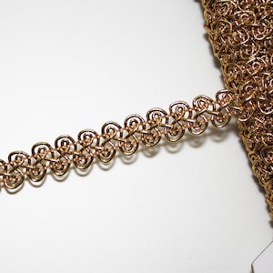 Golden stripe 12 mm sold by the meter