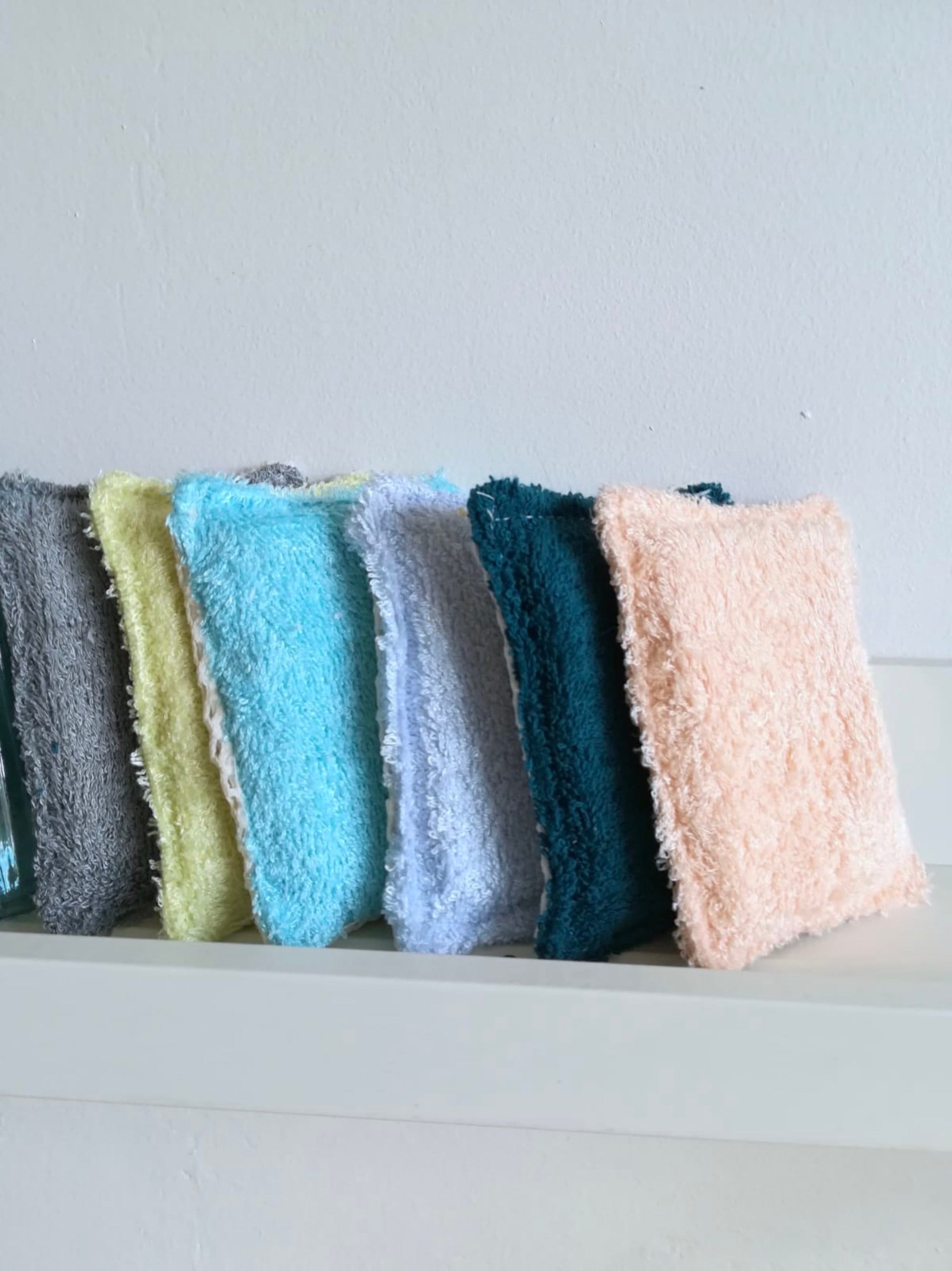 Eponge Vaisselle Durable. Zéro Déchet, Écologique, Économique, Coton, Bambou Biologique