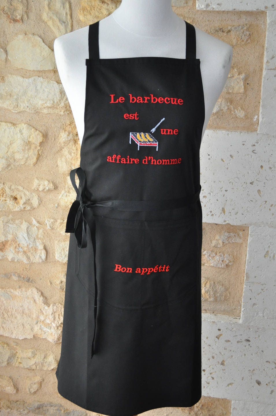 Tablier Homme Le Barbecue Est Une Affaire d'hommes