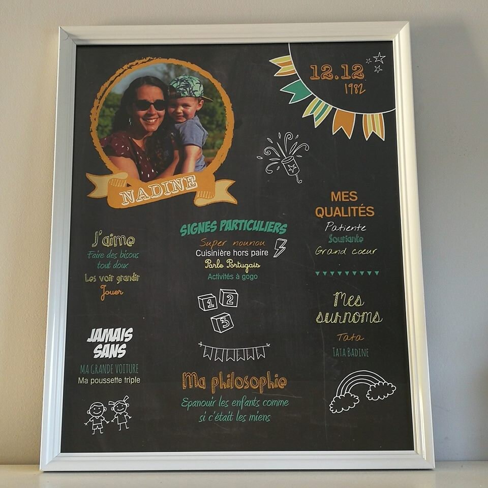 Affiche Pour Sa Nounou à Imprimer Sois Même