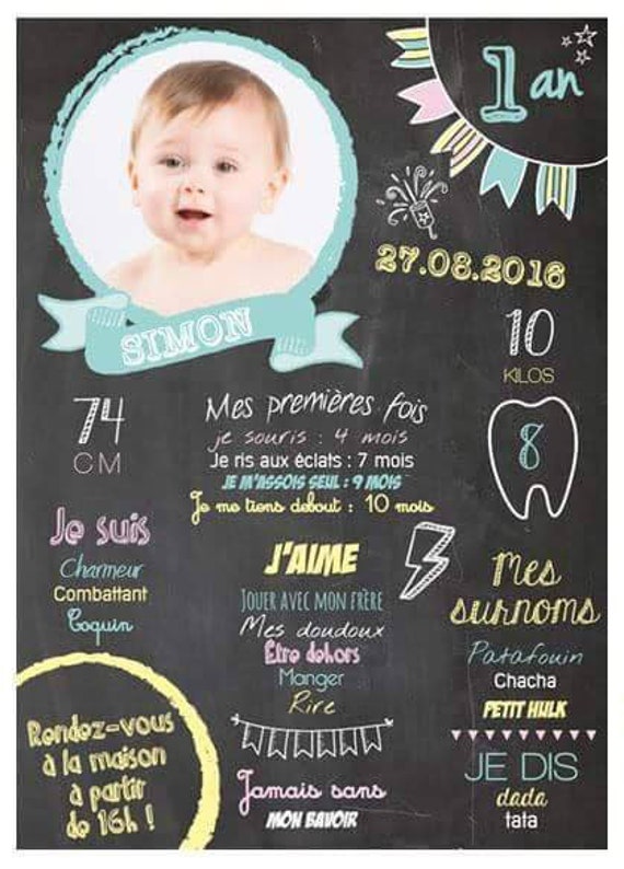 Affiche Pour Chaque Anniversaires à Imprimer Sois Même