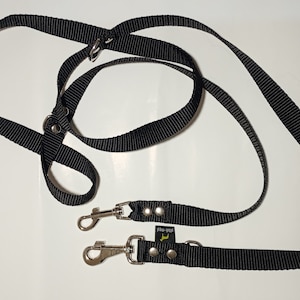 Correa Desmontable 120-240cm - Correa para Perros con Gancho de Dos Clips