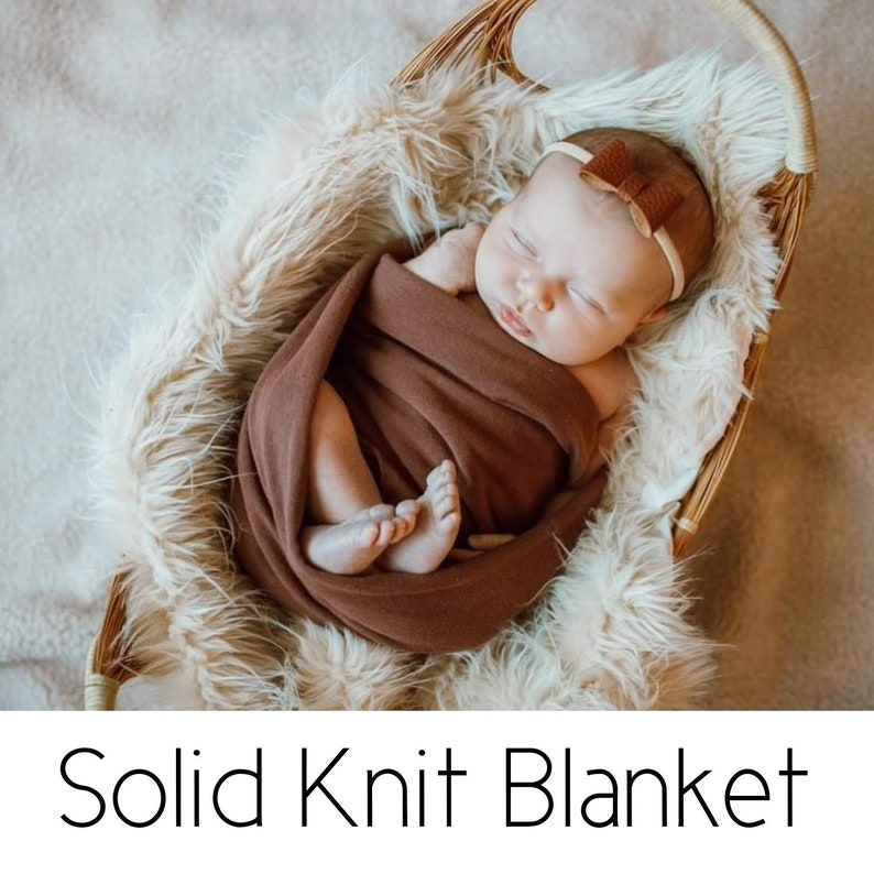 Solid Knit Blankets image 1