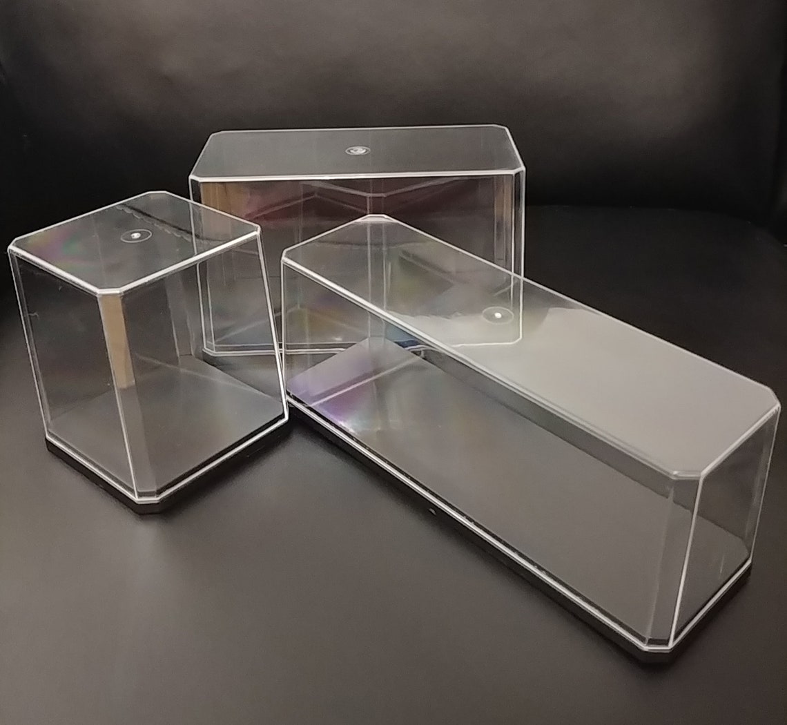 Mini Display Case with Base Clear Show Box for collectibles Etsy