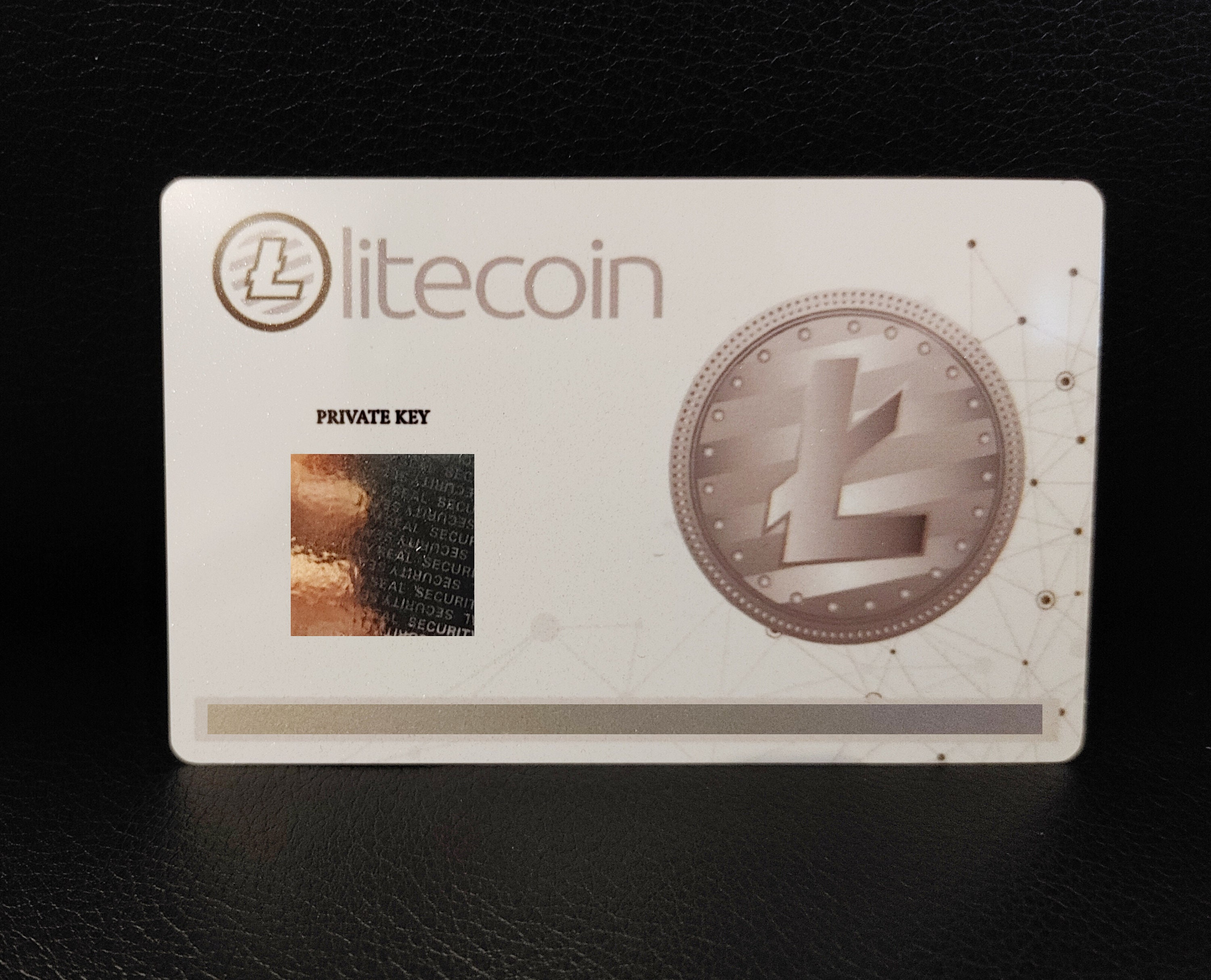 metal crypto card