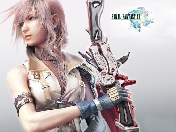Final Fantasy 13 Lightning Mousepad Gaming Mouse Pad Play Etsy
