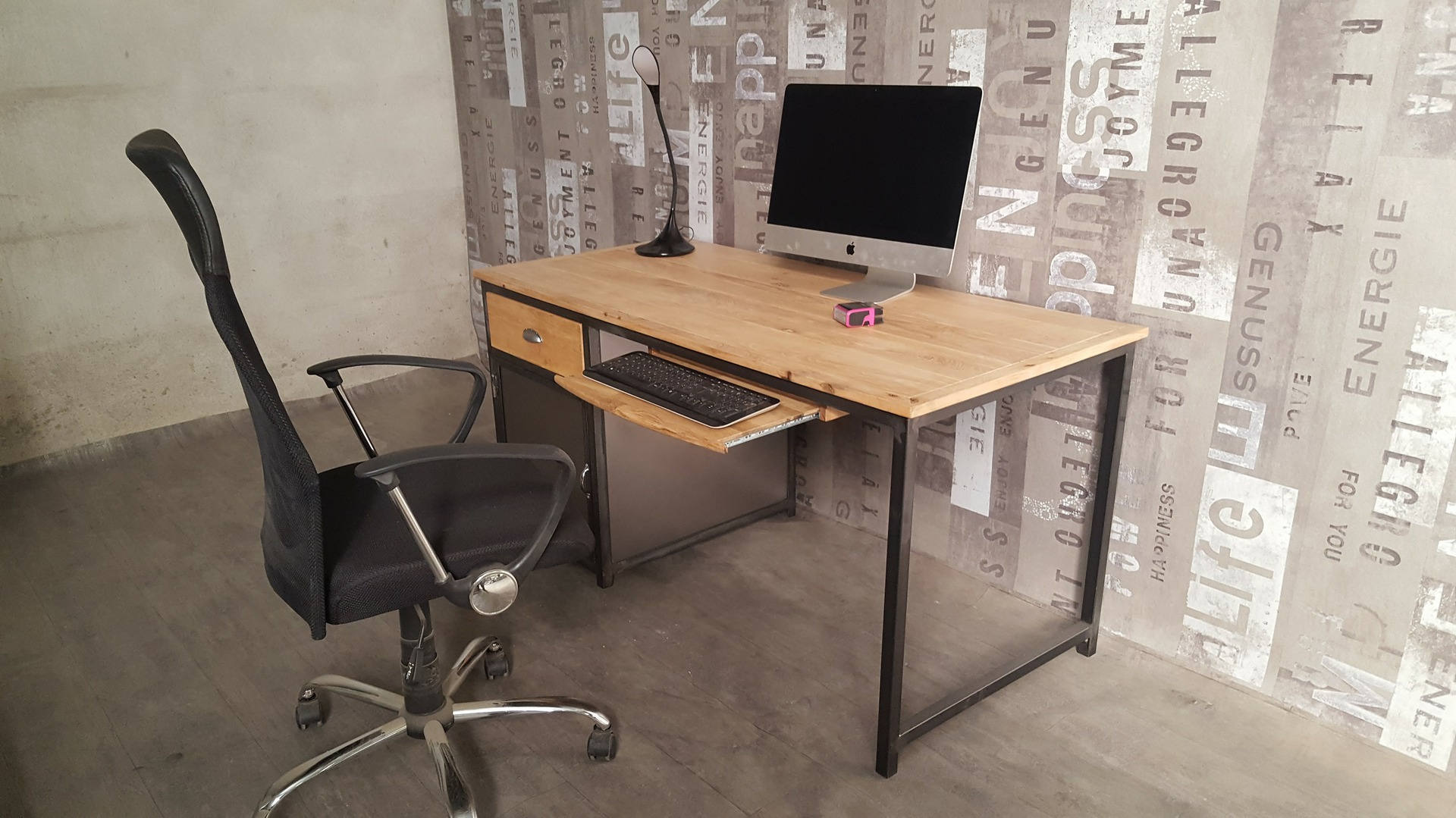 Bureau Industriel Chêne Massif