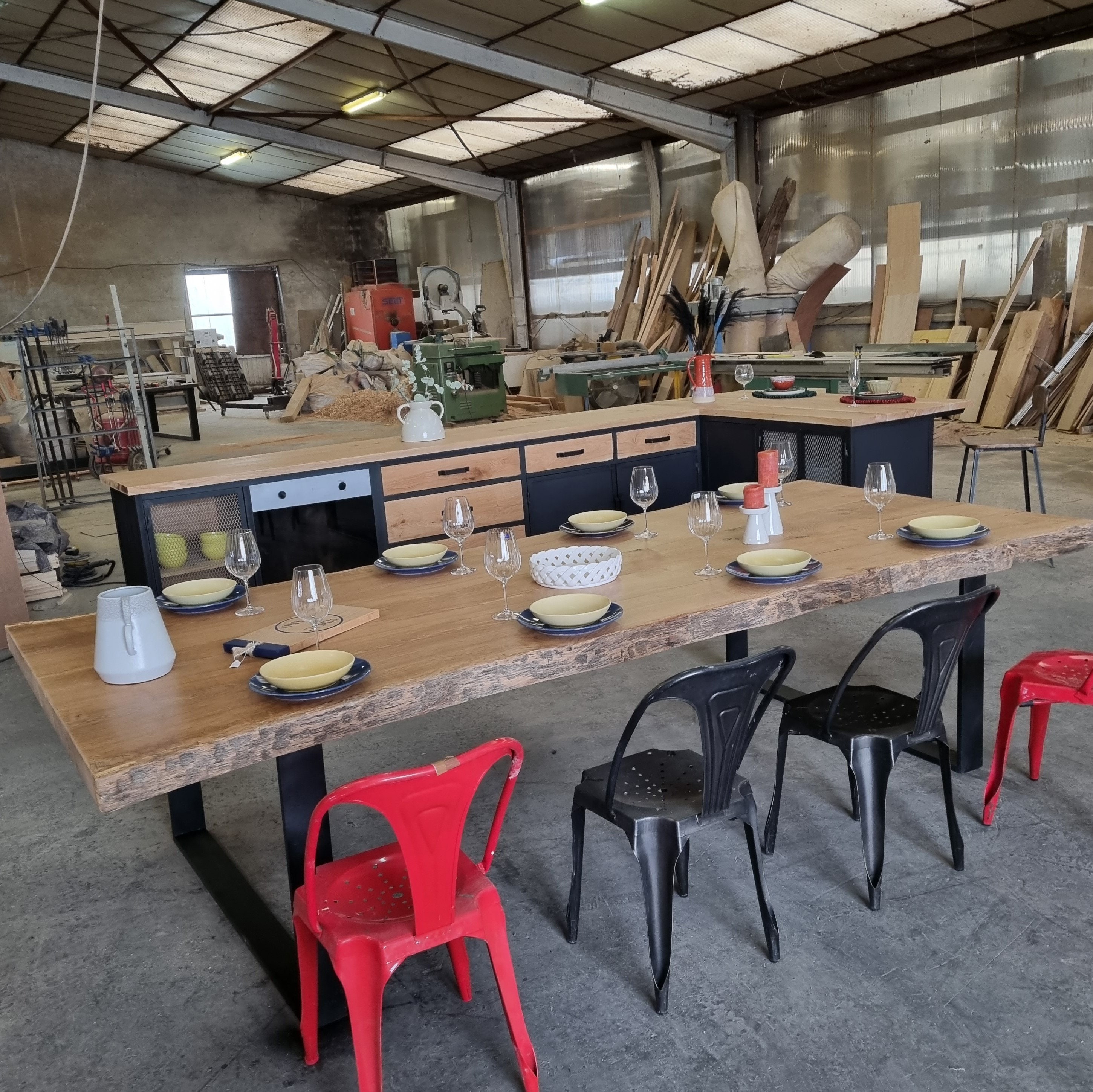 Table de Salle à Manger Chêne Massif