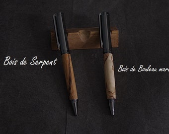 Stylo type Parker en bois fabrication artisanale