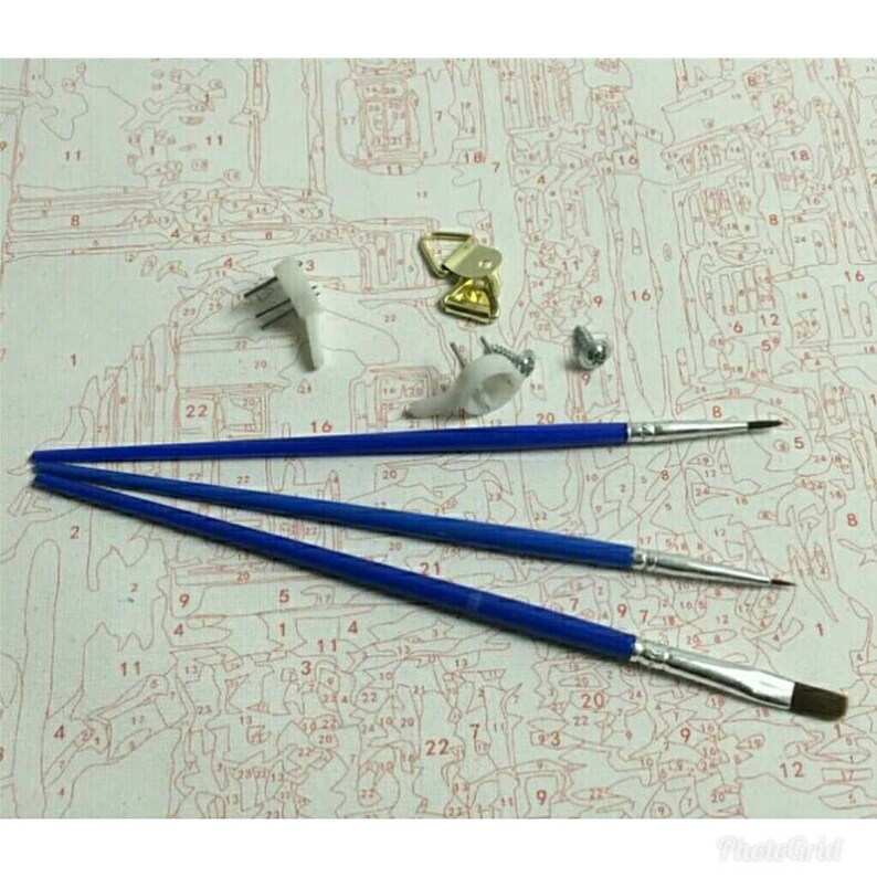 Cat Paint By number,Cat Diy Painting Kit,Painting On Canvas,Wall Picture Frame Set,Diy Painting,Cat Diy Paint Kit