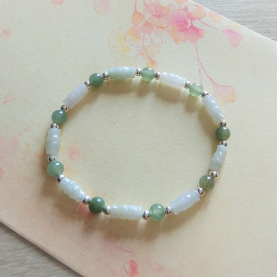 Authentic Natural Grade A 6mm Round Jadeite Bead Necklace 52cm L