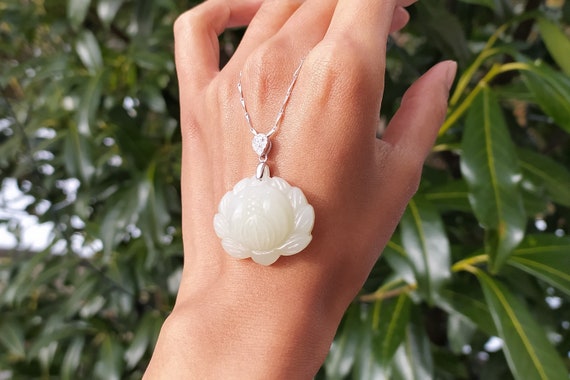 White Jade Nature Nephrite Hetian Jade 