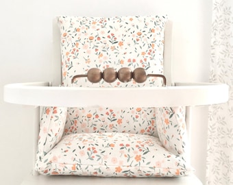 Coussin Chaise Haute Twistshake Coton OEKO-TEX Blanc - Confort Doux Pour Bébé Dès 6 Mois