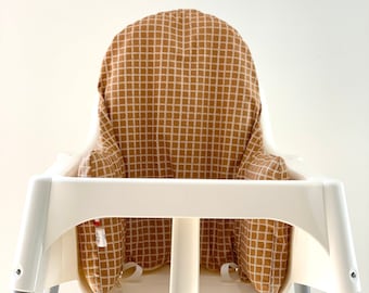 IKEA high chair cushion, Lilou, coated cotton, Oeko-tex