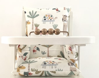 Vintage Savanna High Chair Cushion for Combelle - Comfortable Dining Seat Cover, Perfect Baby Shower Gift