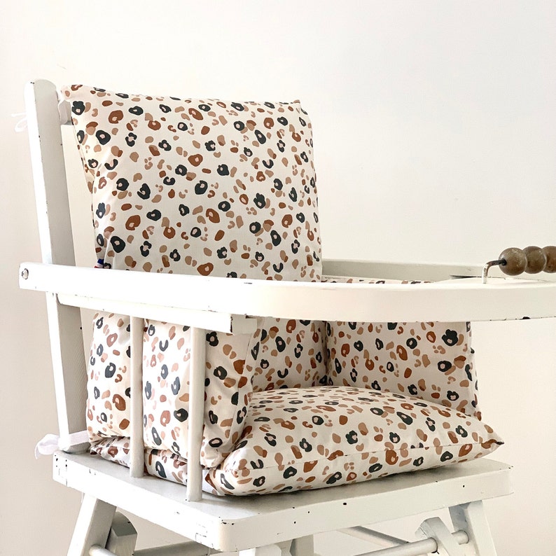Coussin de chaise haute motif Léopard